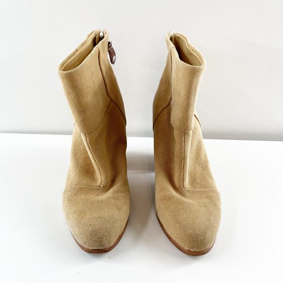 Rag & Bone Classic Newbury Ankle Booties Iron Tan 9 - Picture 12 of 12